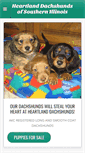Mobile Screenshot of heartlanddachshunds.com