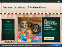 Tablet Screenshot of heartlanddachshunds.com